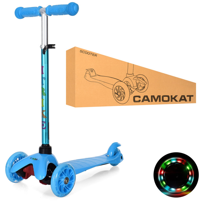 Самокат iTrike Mini BB 3-013-4-H (blue) Самокат iTrike Mini BB 3-013-4-H (blue)